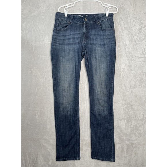 Wrangler Denim - Wrangler Jeans Womens 11/12x32 straight Leg Stretch Medium Wash Denim 09MWTDS